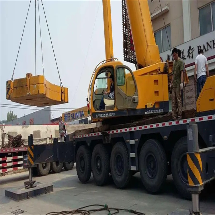 古田县当地吊车出租|机器吊装|75吨|工厂搬迁服务